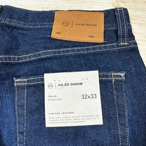 AG Adriano Goldschmied Tellis Modern Slim Men's Size 32 x 33 New With Tags - Picture 3 of 9